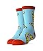 JYinstyle Kids Novelty Funny Cute Crew Socks, Crazy Silly Cool Cotton Dress Socks for Boys and Girls, Pizza Party, One Size