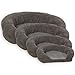 K&H Pet Products Ortho Bolster Sleeper Orthopedic Dog Bed Medium Gray