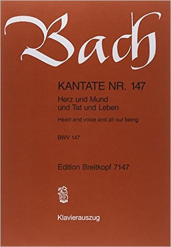 バッハ J S カンタータ 第147番 心と口と行いと命もて 独語 英語 ブライトコップ ヘルテル社 合唱作品 Amazon Com Books