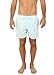 UZZI Men's South Beach Swim Trunks Aqua M