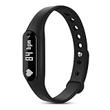 ELEGIANT Smart Bracelet Fitness Tracker Smart Watch Sports Bluetooth Bracelet For Android IOS With Steps Tracking Calories Burned Sleep Monitor Heart Rate Monitor