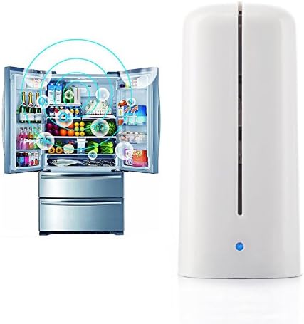 JzNova Mini Ozone Air Purifier, USB Charging Air Freshener, Remove Odor Smell, Bacteria, Cigarette Smoke, Keep Food Fresh, Use For Freezer, Shoe Cabinet, Wardrobe, Car, White
