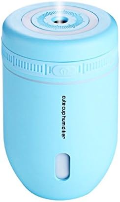 Tonyhoney Cool Mist Humidifier Diffuser, 220ml Ultrasonic Premium Humidifying Unit with Night Light Waterless Auto Shut-off for Office Desktop Home Bedroom Baby Room Yoga Spa (Blue)