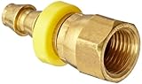 Anderson Metals Brass Push-On Swivel Hose