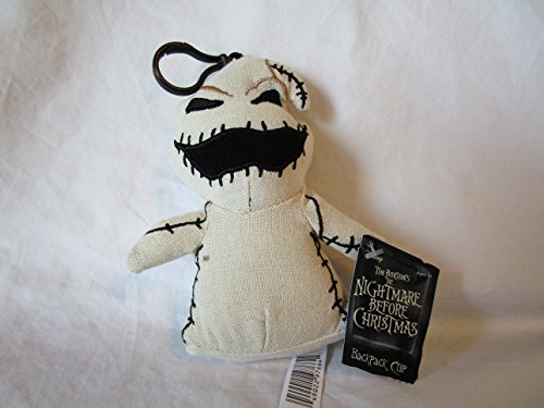 THE NIGHTMARE BEFORE CHRISTMAS " OOGIE BOGIE " BACKPACK CLIP KEY CHAIN PLUSH TOY