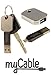 Micro USB Cable, myCable Portable Micro USB Keychain