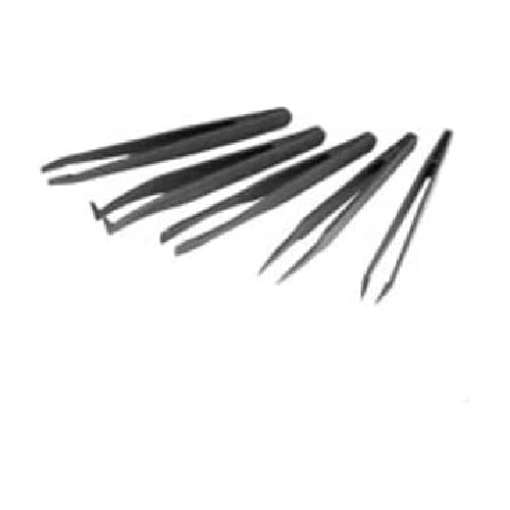 Neolab 2 1215 Anti Static Tweezers without Teeth Straight 6 mm Metal