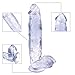 Whtao 30 cm Lifelike Dîldɔ Massager for Women Discreet Package (Color : Clear)thumb 1