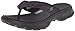 Skechers Women's Go Walk 3 Pizzaz Flip Flop, Black, 9 M US