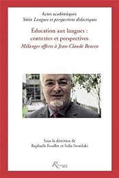 Éducation aux langues, contextes et perspectives