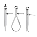 Mikimiqi Spring Inside Outside Divider Caliper Set 9.8-inch Machinist Tools 3-pack