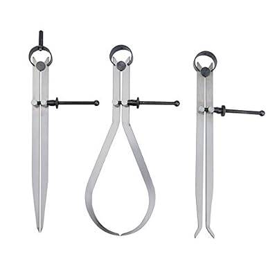 Mikimiqi Spring Inside Outside Divider Caliper Set 9.8-inch Machinist Tools 3-pack