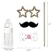 Big Dot of Happiness Pink Twinkle Twinkle Little Star - Baby Shower or Birthday Party Photo Booth Props Kit - 20 Count