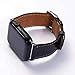 The ONE 38 Compatible Apple Watch Straps 38mm (fit for 40mm), Luxury Fashion PU Leather Classic Wrist Bands for Women and Men, Replacement for 38/40MM Apple Watch Series 5 4 3 2 1 (Black)