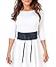 Self Tie Waist Band Belt (14987-NVY-OS),Navy (14987),One Size