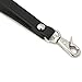 Snaptotes Genuine Leather Replacement Wrist Strap For Clutch/Wristlet/purse/pouch (Black)