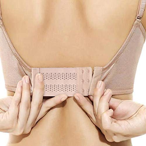 Aphlos New Version 12 Pack Flexible Bra Extender Strap 2/3/4 Hooks Adjustable Bra Strap 4 Assorted Colors - Thumbnail 4