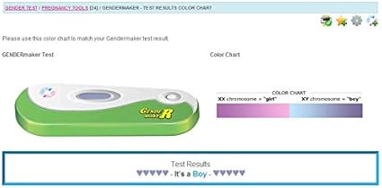 Amazon Com Gender Predictor Test Kit By Gendermaker Boy Or Girl At Home Early Pregnancy Gender Test Baby Gender Prediction Test Health Personal Care