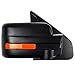 ECCPP Tow Mirror Replacement fit for 2004-2014 for Ford for F150 Towing Mirror with Power Control Heated Manual Folding Reflector Passenger Side