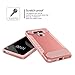 LG G6 Case,SKYLMW Impact Resistant Shock-Absorption Case,Dual Layer Armor Full-Body Protective Case for LG G6 Rose Gold