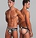 Arjen Kroos Men's Jockstrap Underwear Mesh Athletic Supporter Cotton Jock Strap Briefs,BLACK-AK7025,X-Large