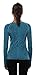 BAOMOSI Performance Women's Ultimate Yoga Long-Sleeve Run Tee Shirt LightSeaGreen L