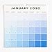 Paper Source 2019-2020 17 Month Paint Chip Calendar, 12 1/4