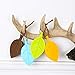 Door Stopper Wedge Finger Protector, 4 Pack Premium Cute Colorful Leaf Style