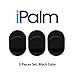 iPalm x148 Replacement Ring Hook Mount Accessories for Universal Masstige Ring Grip Stand Compatible with Kickstand - Black - 3 Piece