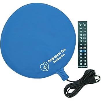 Brewing & Fermentation Heat Pad for Homebrew Beer & Wine Fermenting 120VAC 25 Watt Heating Mat: Safe for Plastic/Glass Carboy & Bucket Fermentors Includes Heater Temperature Strip (12"- 25 Watts)