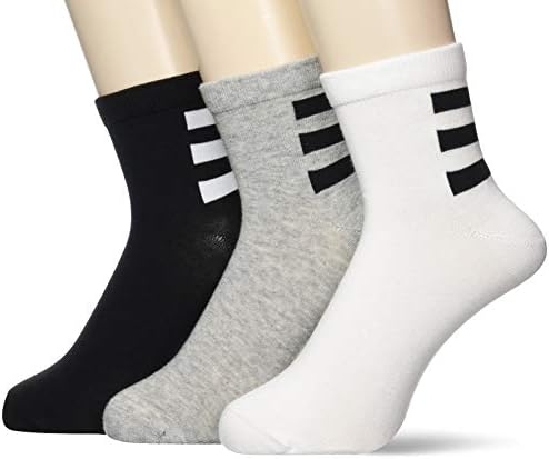 アディダス ソックス 3ストライプス アンクルソックス 3足組 Izz74 メンズ Ge6165