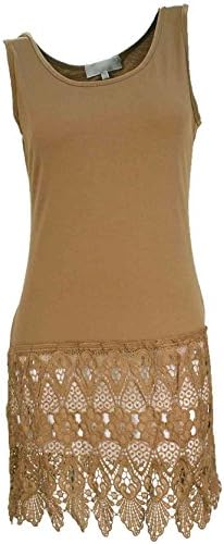 Fanny Shirt Dress Extender With Vintage Lace Trim In Ecru (L/XL, Ecru)