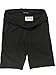 Black Woman Plus Size Cotton Spandex Mid Thigh Shorts, XXXL