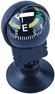 CALAP STORE 1 Pcs New Arrival Pocket Ball Dashboard Dash Mount Navigation Compass Car Boat Truck Suction Black Car Interior Ornaments