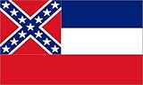 Polyester USA Mississippi Flag, 3x5-Feet