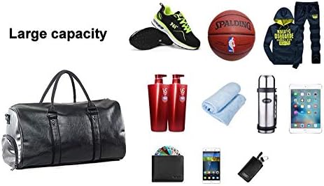 Mioy Vintage Waterproof Travel Tote Luggage Bag leather Large Capacity Men's Weekender Duffel Bag 6 Mioy Vintage Waterproof Travel Tote Luggage Bag leather Large Capacity Men's Weekender Duffel Bag