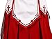 DAZCOS US Size Women's Anime Cosplay Costume Outfit with Arm and Leg Sleeves (Medium)
