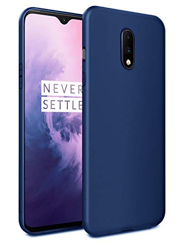 Febelo Matte Finish Exclusive Ultra Slim Soft Back Cover for One Plus 7 / OnePlus 7 - Matte Blue