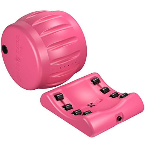 The Most Beautiful Composter in the World in Pink, Made in the USA, Food Safe, BPA and Rust Free, No Assembly Required, Envirocycle Composting Tumbler Bin and Compost Tea Maker - Thumbnail 4