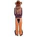 Ride 'em Cowgirl Halloween Costume | Western Outlaw Sheriff Girls Dress Up, M