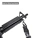 550 Paracord Gun Sling Rifle Sling 2 Point Sling Rifle Strap with Shoulder Pad Removable Paracord Strap Metal Clasps Adjustable Length