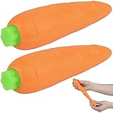ArtCreativity Stretchy Carrot Toys for Kids, Set of