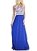 Asvivid Womens Bohemian Floral Printed Sleeveless Maxi Dress Casual Summer Long Dress Sundresses M Blue