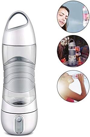 Smart Sports Water Bottle,2 Hours Drinking Smart DIDI Voice Prompts,Beauty Spray Cup Moisturizing Skin,Sports Drink Reminder Water Replenishing,USB Rechargeable LED Flashlight for Outdoor (Grey)