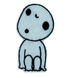 Kodama Tree Spirit Patch Iron on Applique Alternative Clothing Princess Mononoke