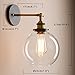 Permo Wall Sconce Vintage Industrial 1-Light Rustic Wall Mount Light Fixture with 7.9