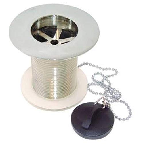 Chrome Finish Unslotted Belfast Sink Waste - WSK23CP