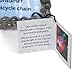 Bike Chain Picture Frame by Resource Revival | Recycled Bicycle Photo Holder | Rustic and Modern Metal Display Created for the Adventurer - 4x6