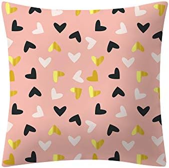NEEKY Fashion Romantic Rose Gold Pink Cushion Cover Square Pillow Case Home Decoration Pillow Case