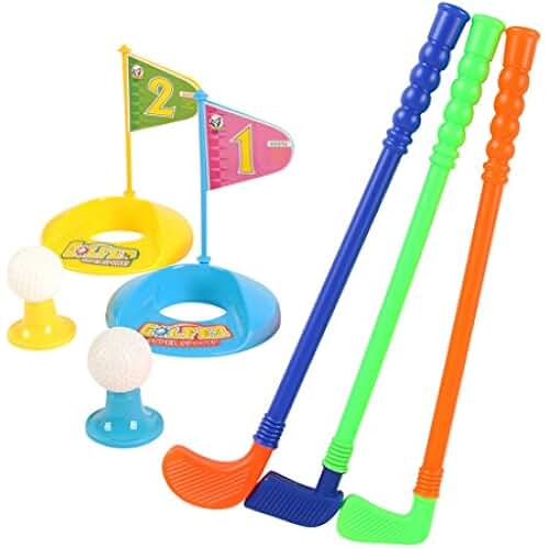kids golf set plastic